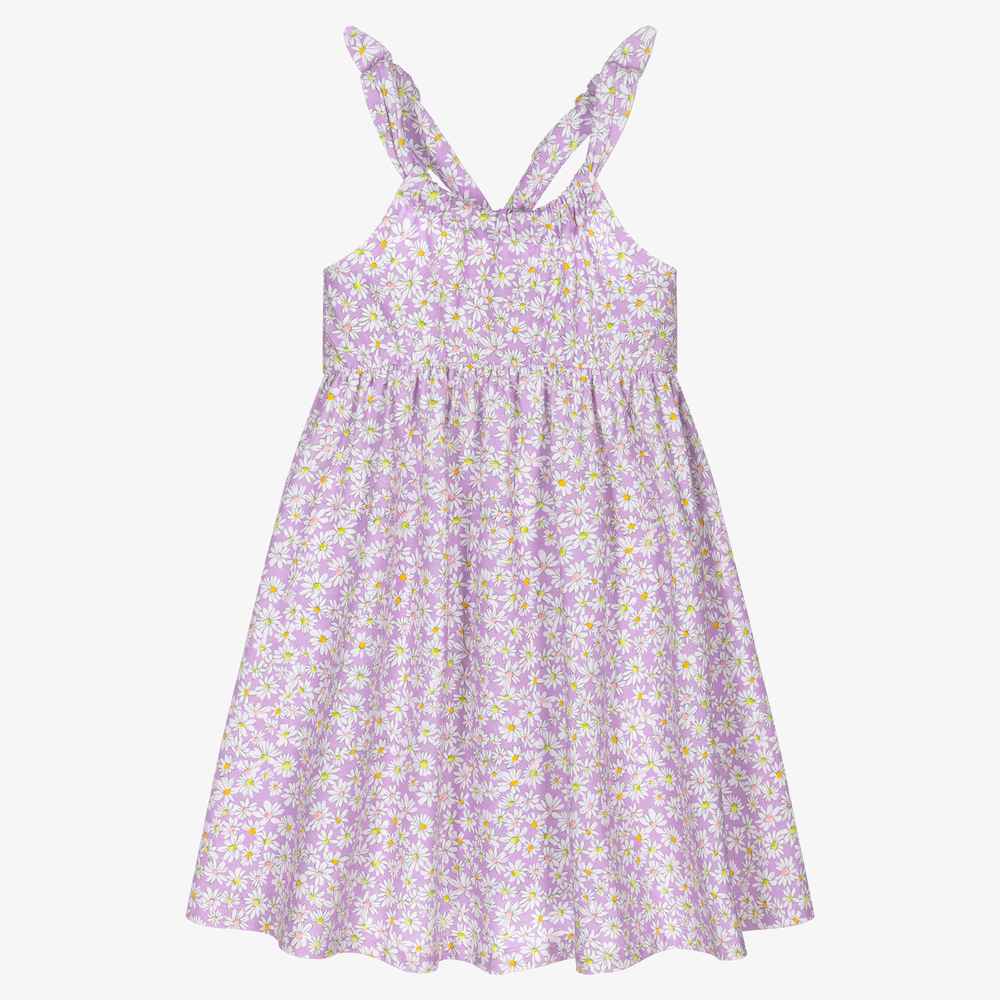 Mayoral - Fliederfarbenes Gänseblümchen-Kleid (M) | Childrensalon