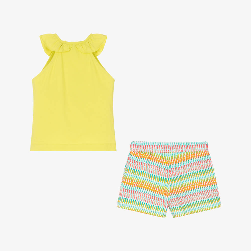 Mayoral-Girls Lime Ice Cream Ensemble | Childrensalon Outlet