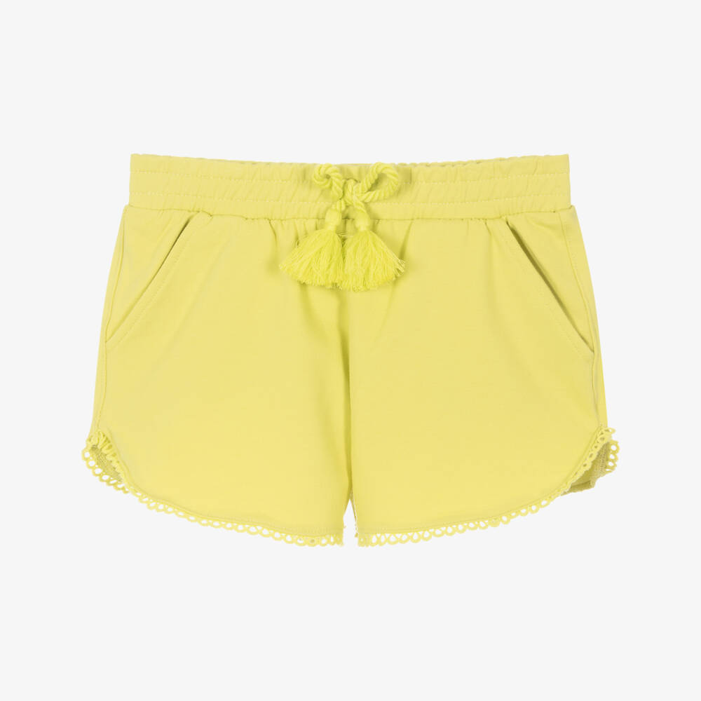Mayoral-Яркие зеленые шорты из джерси для девочек | Childrensalon Outlet