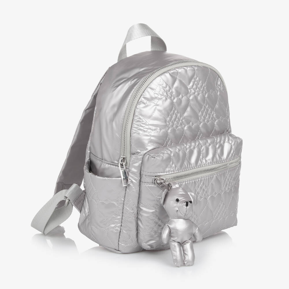 Mayoral-Girls Metallic Heart Quilted Backpack | Childrensalon Outlet