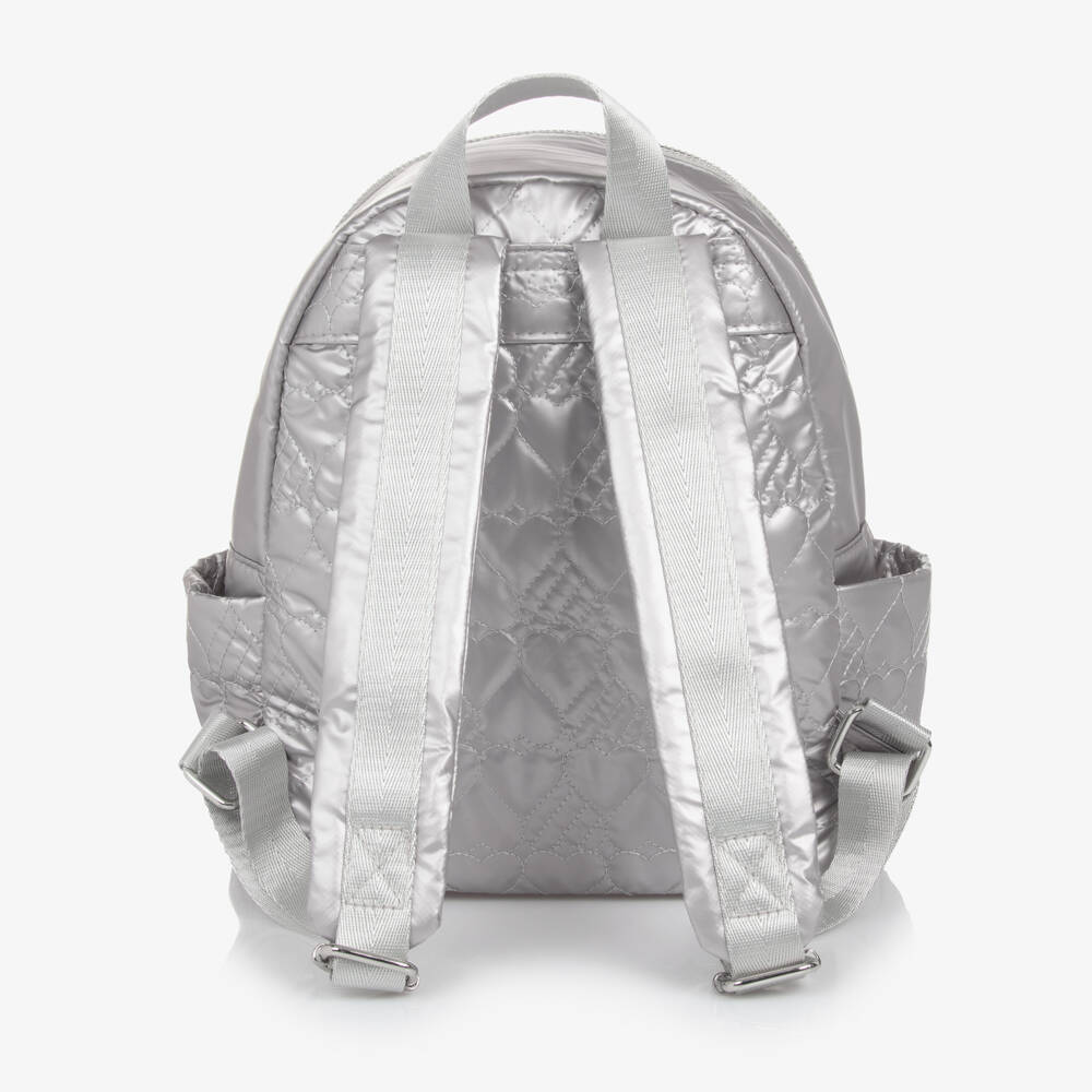 Mayoral-Girls Metallic Heart Quilted Backpack | Childrensalon Outlet