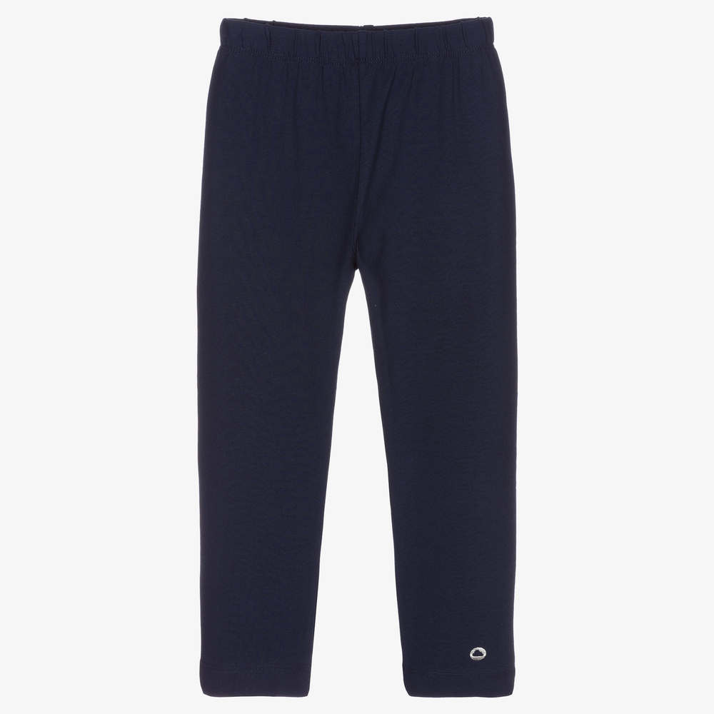 Mayoral-Girls Navy Blue Capri Leggings | Childrensalon Outlet