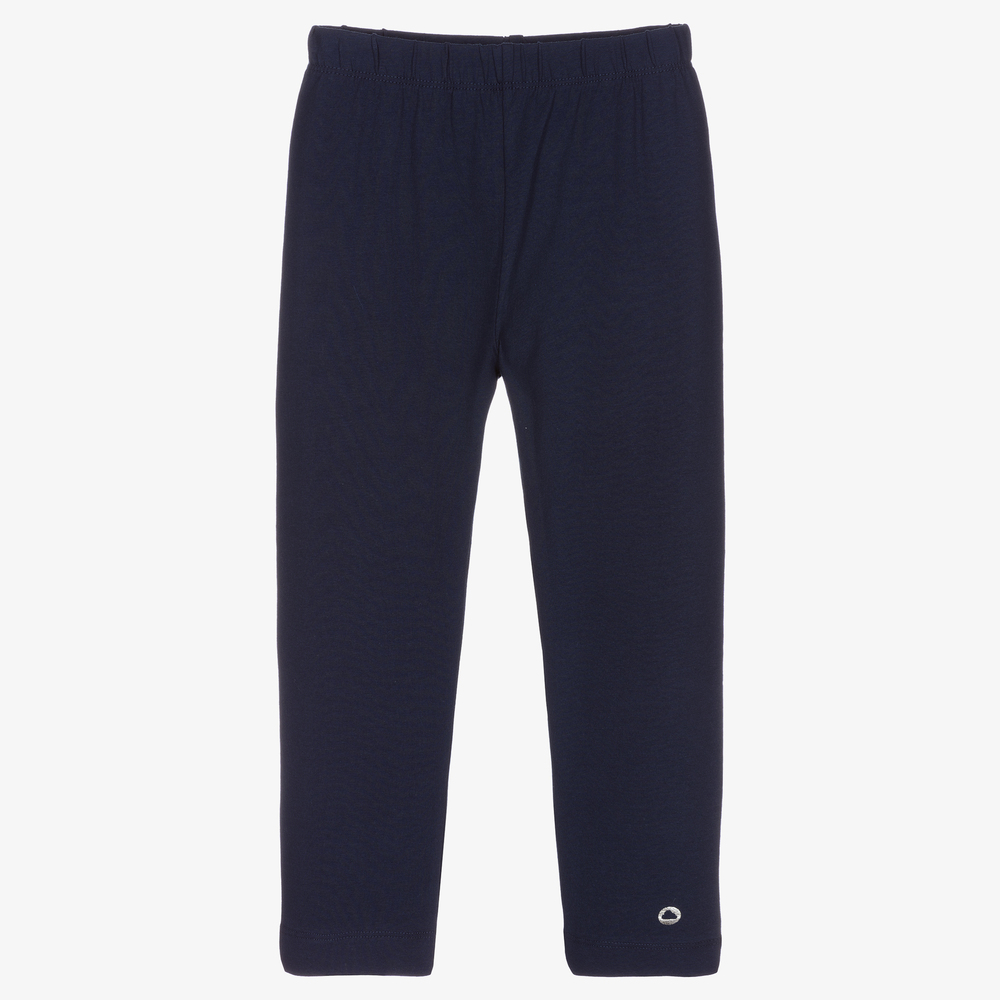 Mayoral - Girls Navy Blue Capri Leggings | Childrensalon