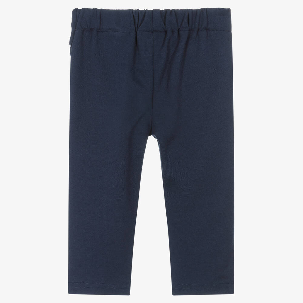 Mayoral-بنطلون أطفال بناتي فيسكوز جيرسي لون كحلي | Childrensalon Outlet