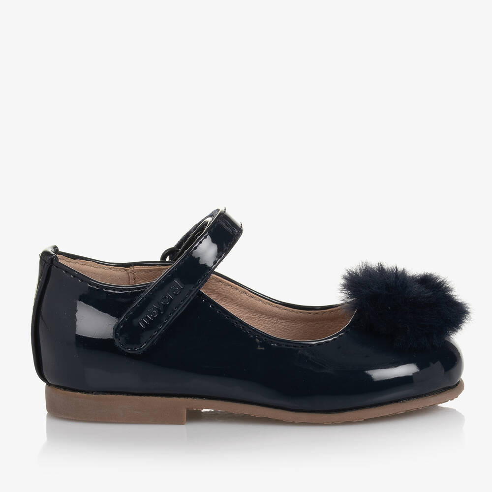 Mayoral-Синие лакированные туфли с ремешком для девочек | Childrensalon Outlet