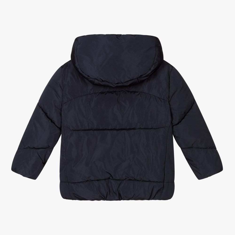 Mayoral-Girls Navy Blue Puffer Jacket | Childrensalon Outlet