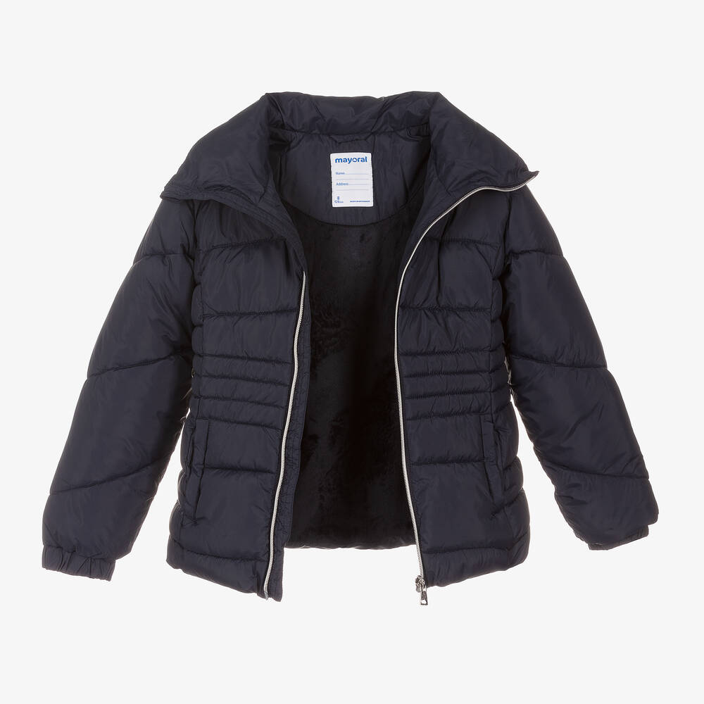 Doudoune fille bleu marine deals