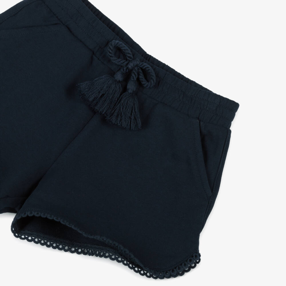 Mayoral-شورت لعب جيرسي كحلي للبنات | Childrensalon Outlet