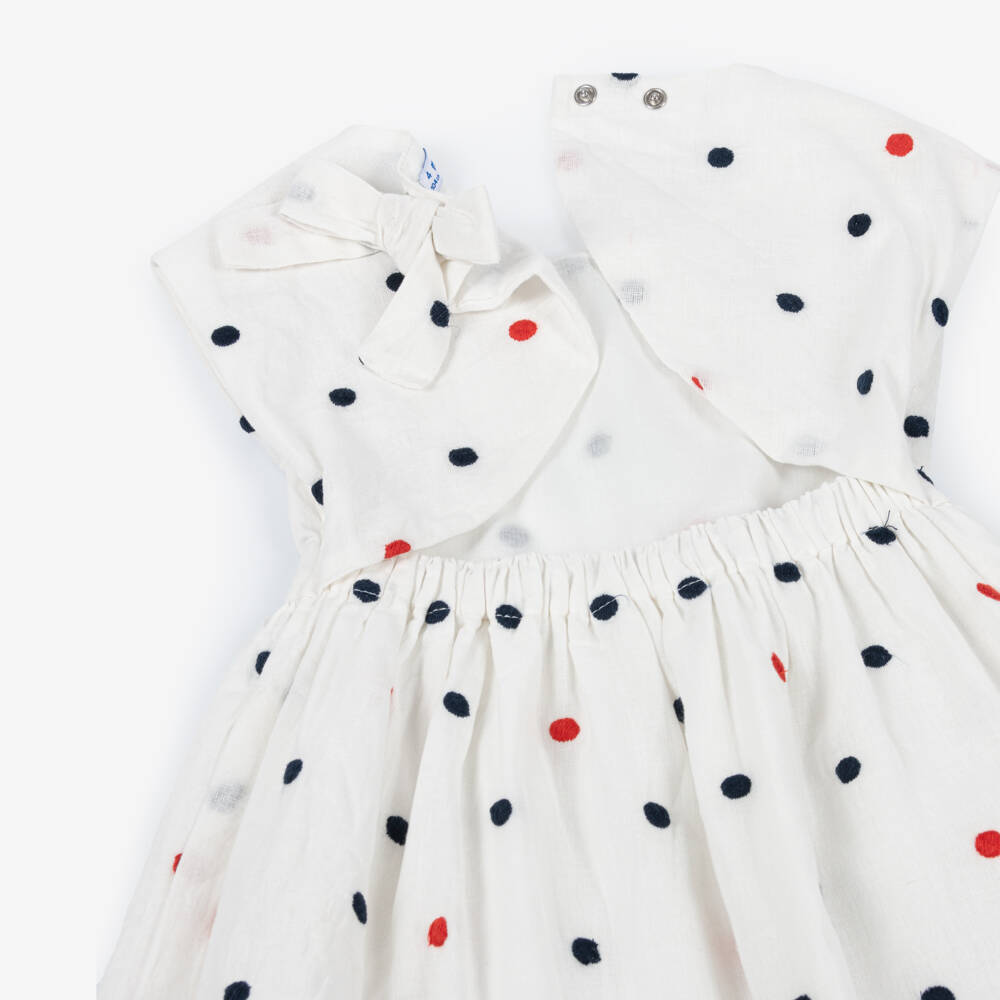 Mayoral-Очарование в горошек кремовое для девочек | Childrensalon Outlet