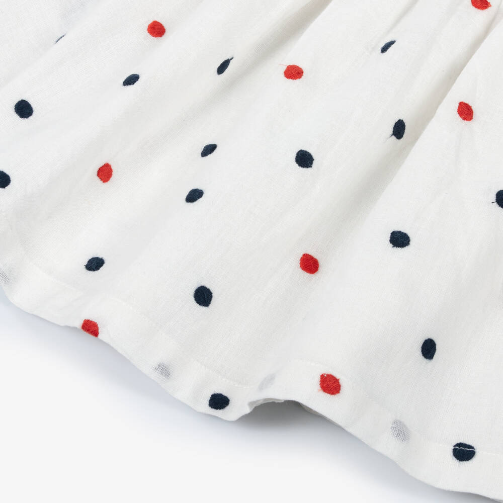 Mayoral-Очарование в горошек кремовое для девочек | Childrensalon Outlet