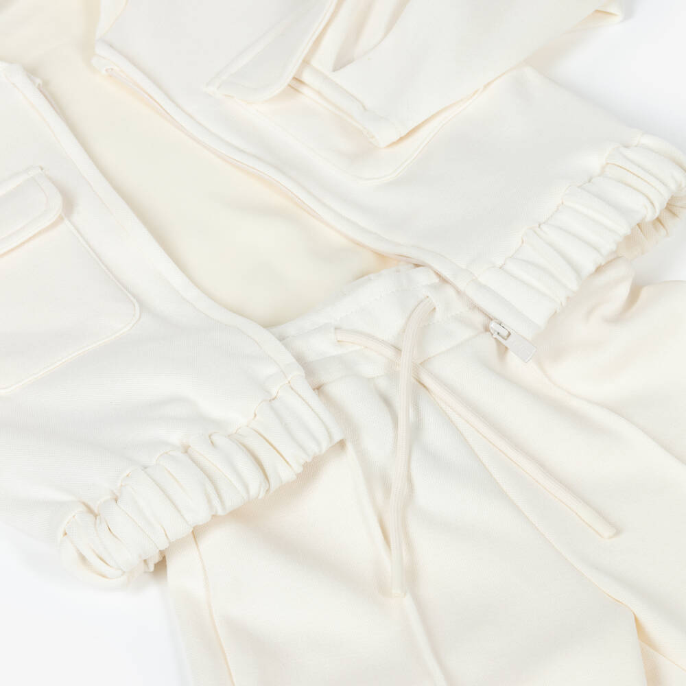 Mayoral-Girls Off-White Tracksuit | Childrensalon Outlet
