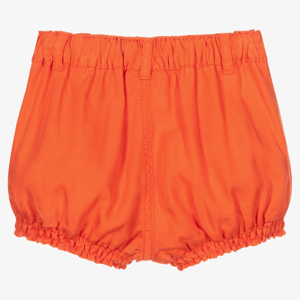 مايورال-شورت ليوسيل مستدام لون برتقالي للبنات | Childrensalon Outlet