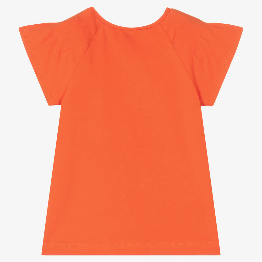 Girls outlet orange shirt