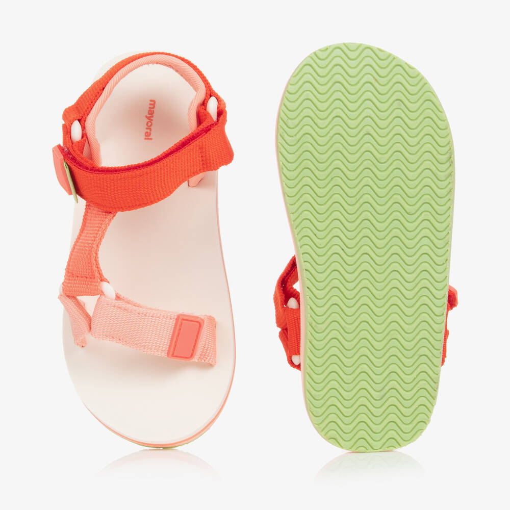 Mayoral-Girls Orange Sandals | Childrensalon Outlet