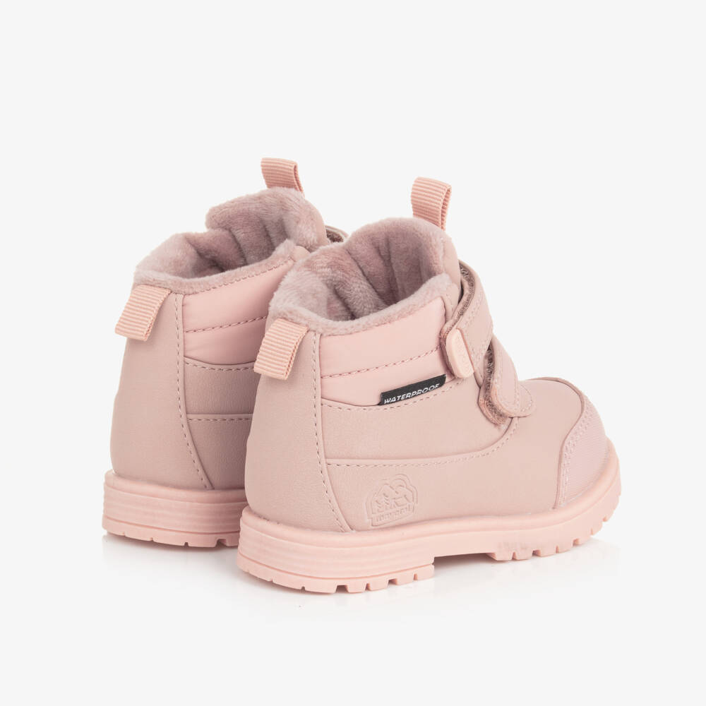 Mayoral-Girls Pale Pink Cozy Adventure Boots | Childrensalon Outlet