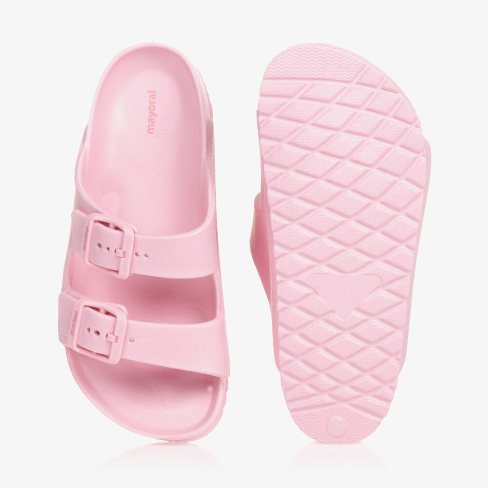 Mayoral-Girls Pale Pink Foam Sandals | Childrensalon Outlet