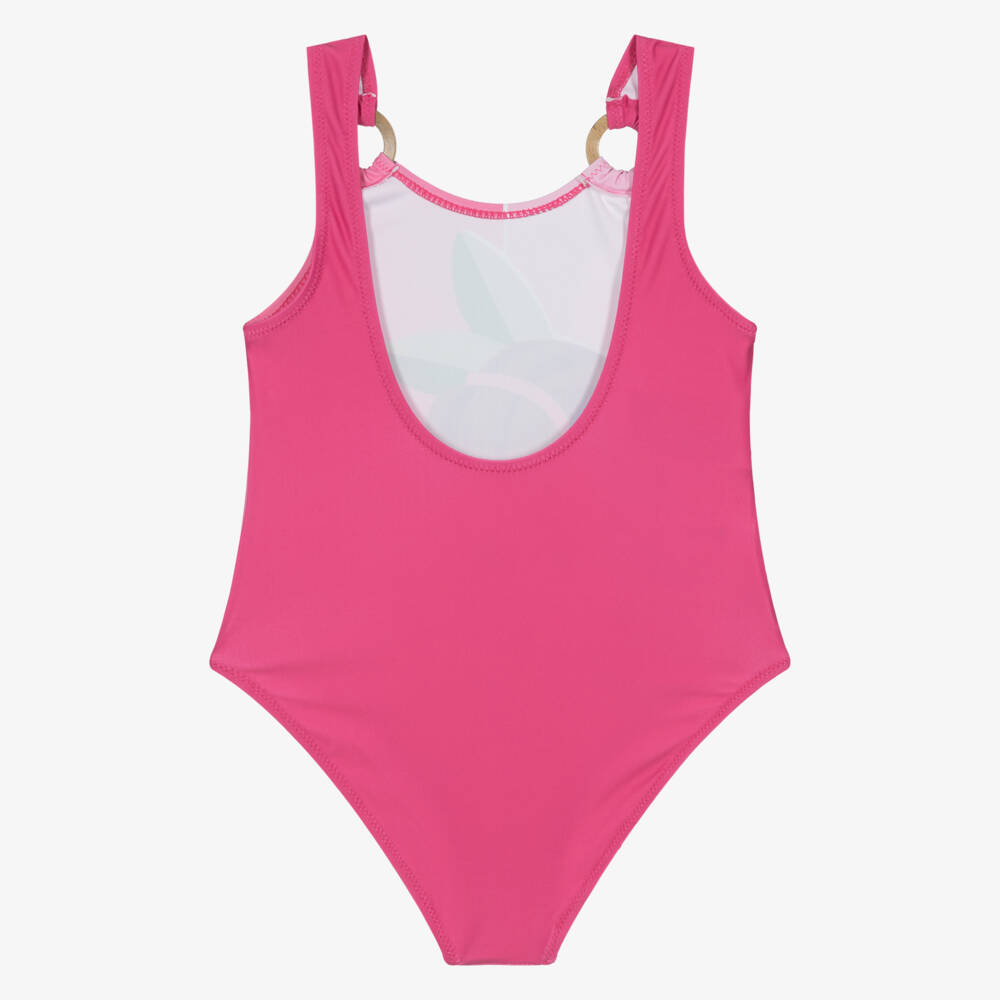 Mayoral-مايوه وردي للبنات بطبعة ببغاء | Childrensalon Outlet