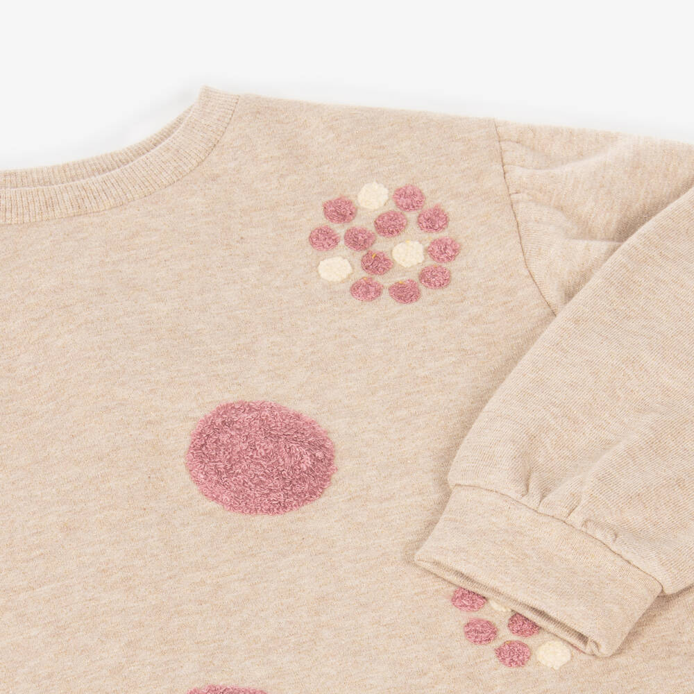 Mayoral-Girls Pink & Beige Outfit Set | Childrensalon Outlet