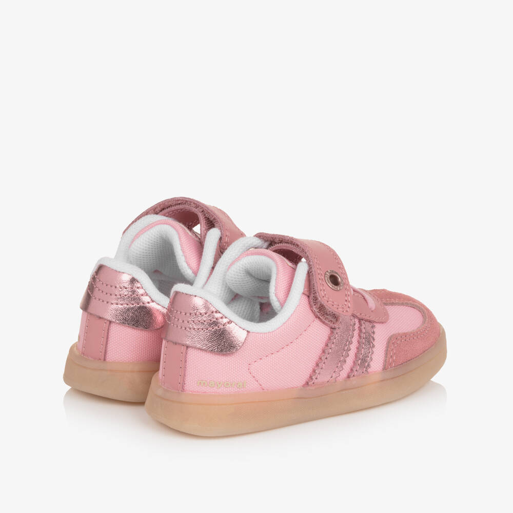 Mayoral-Girls Pink & Beige Sports Shoes | Childrensalon Outlet