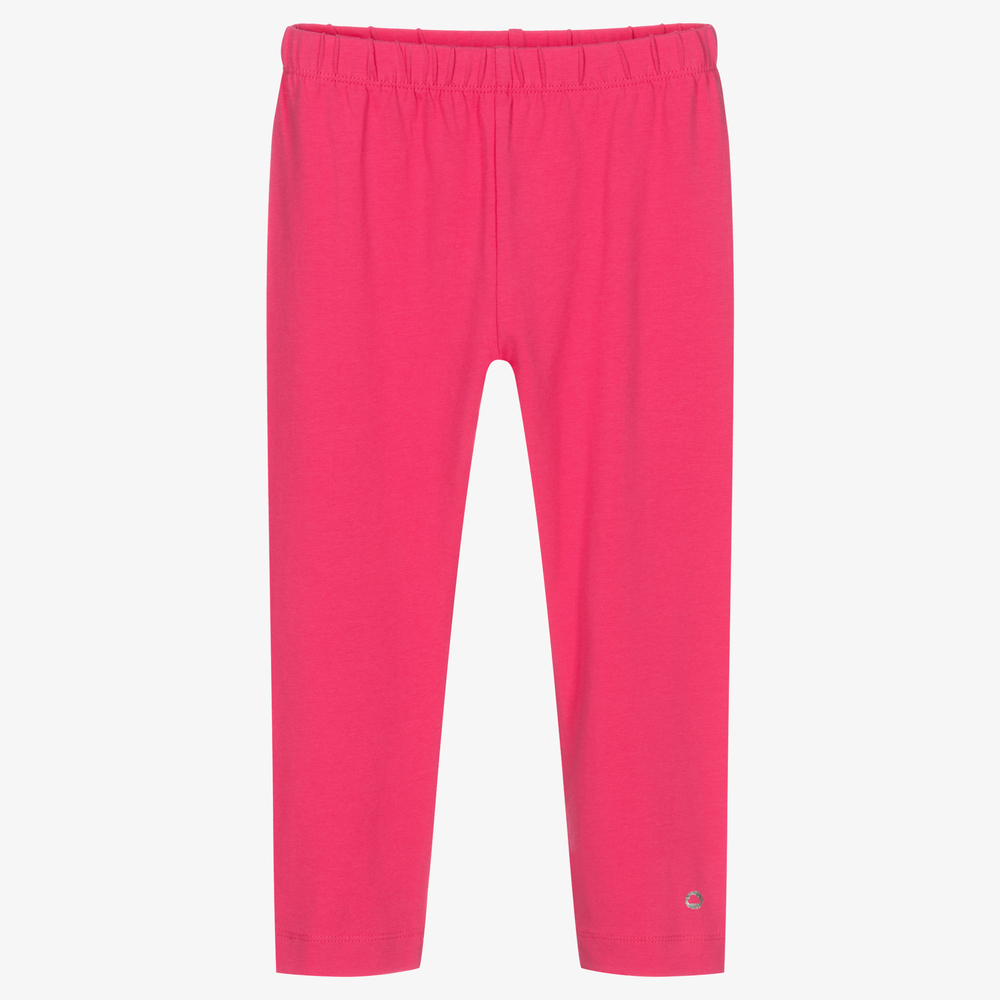 Mayoral - Girls Pink Capri Leggings | Childrensalon