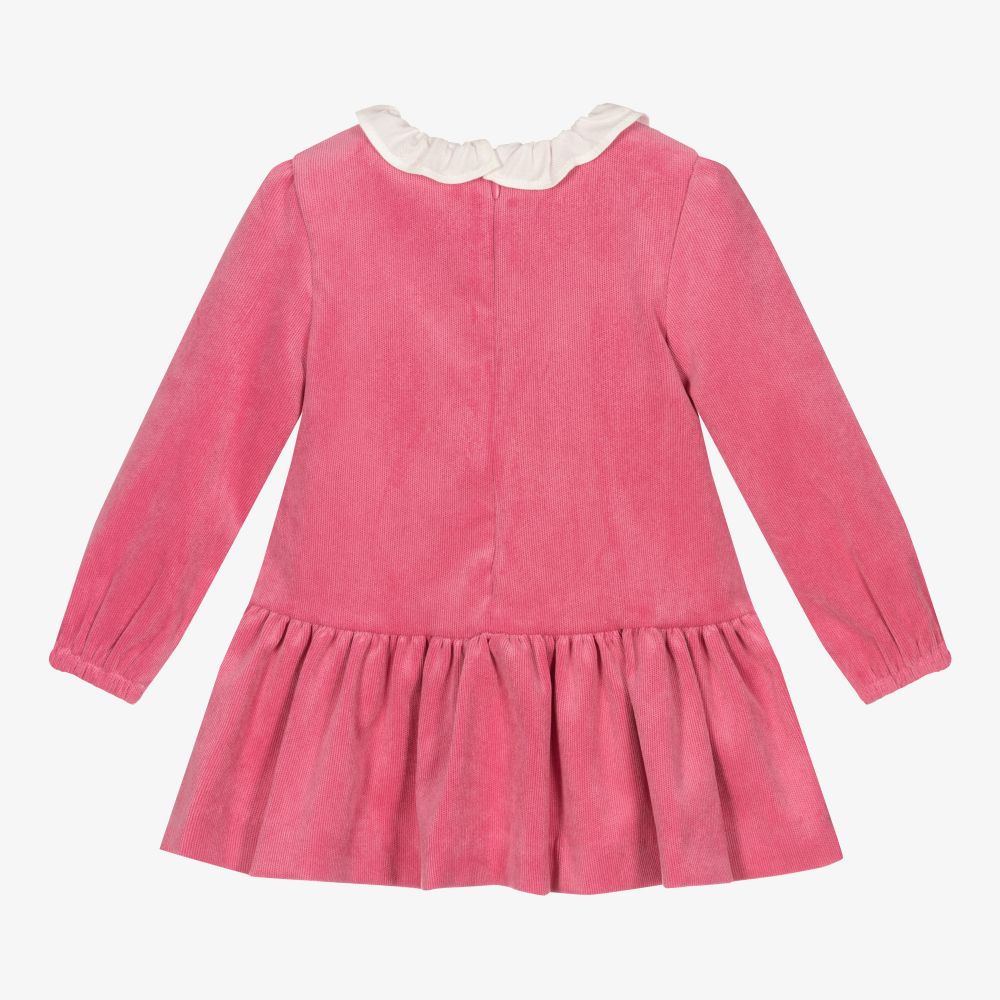 Mayoral-Girls Pink Corduroy Dress | Childrensalon Outlet