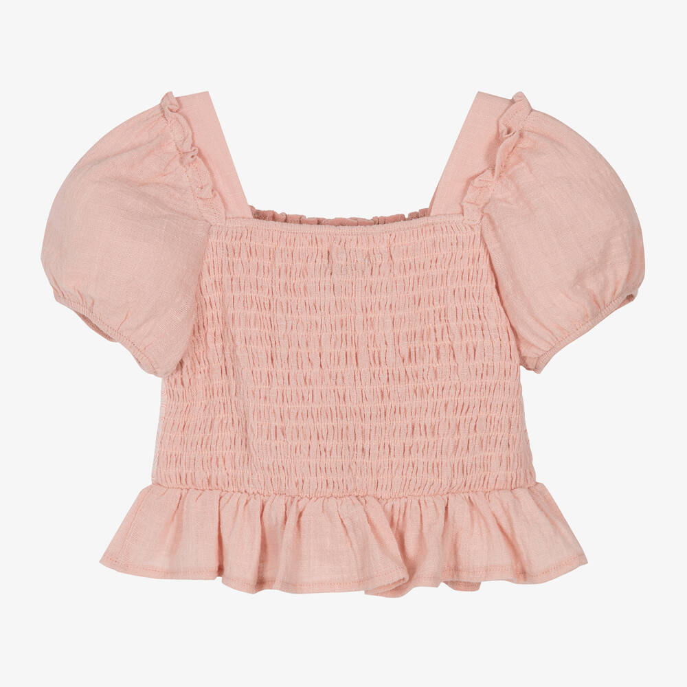 مايورال-بلوز مزيج قطن لون زهري للبنات | Childrensalon Outlet