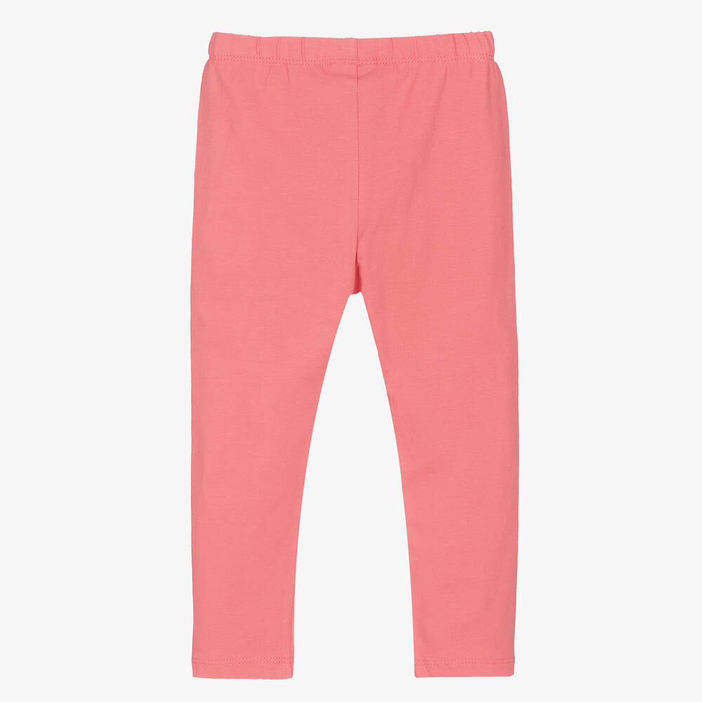 Mayoral-ليقنز قصير قطن جيرسي لون زهري للبنات | Childrensalon Outlet