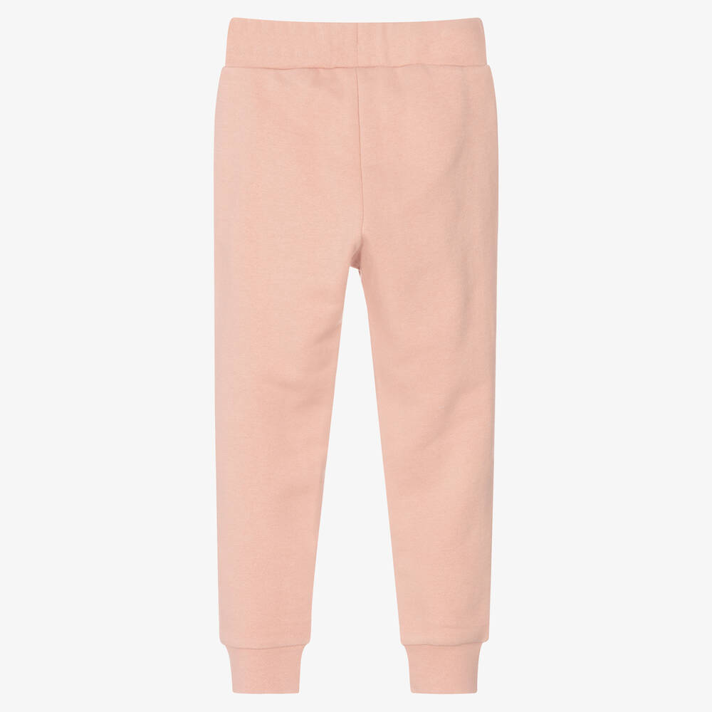 Mayoral-Girls Pink Cotton Joggers | Childrensalon Outlet