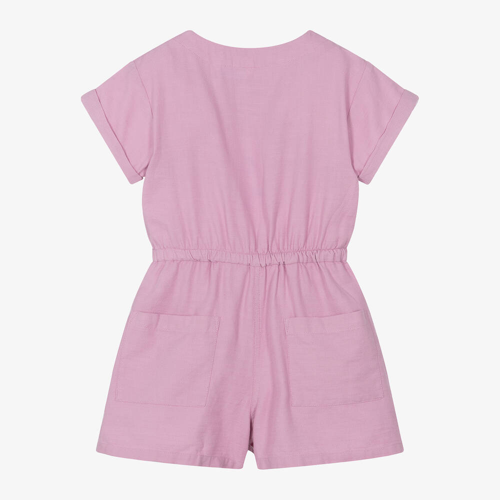 Girls pink playsuit new arrivals