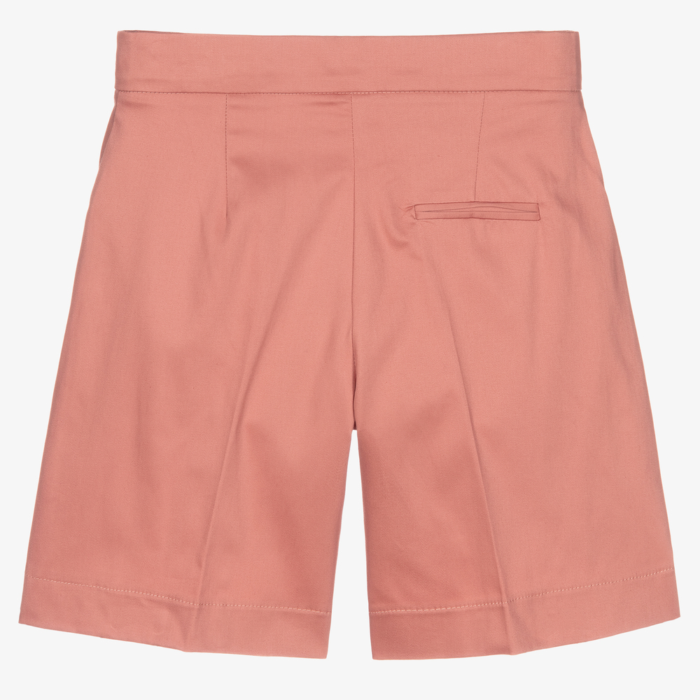 Mayoral-Girls Pink Cotton Shorts | Childrensalon Outlet
