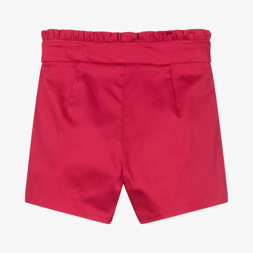 Mayoral Short rose en coton fille Childrensalon Outlet
