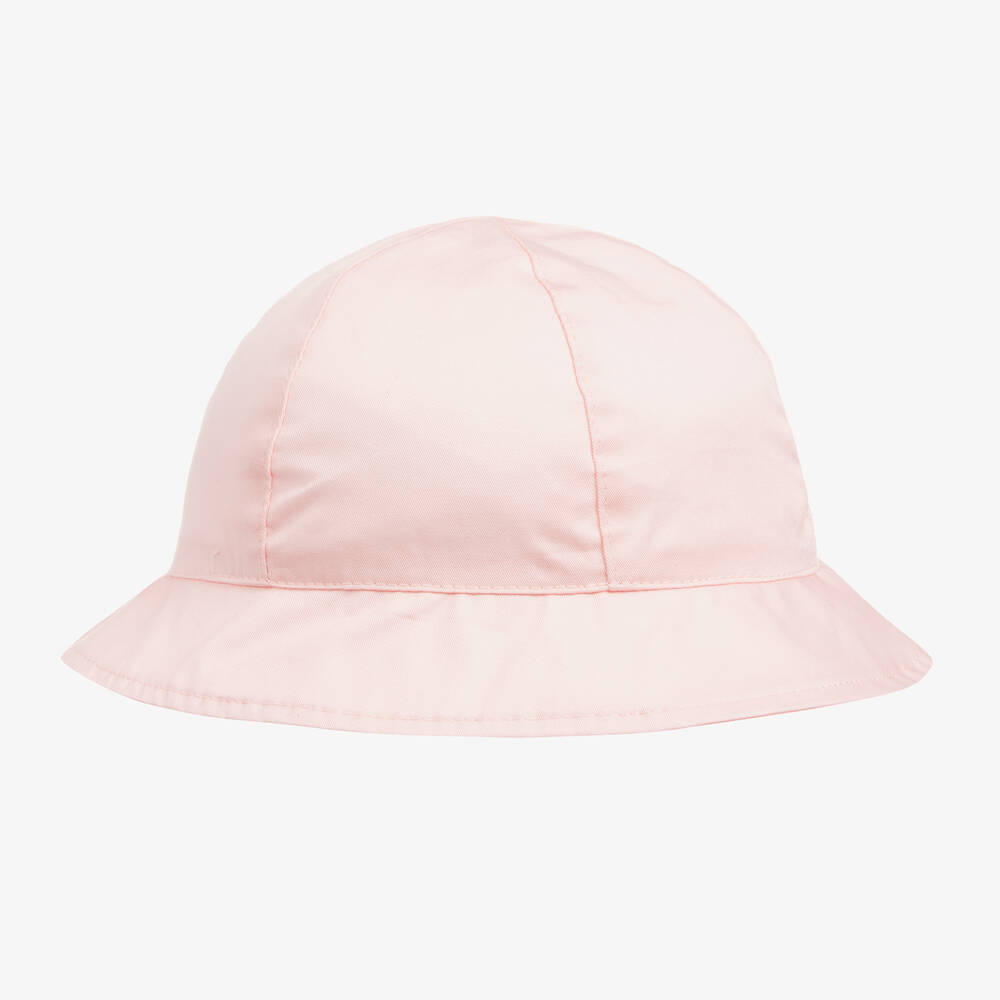 Mayoral - Chapeau rose en coton fille | Childrensalon