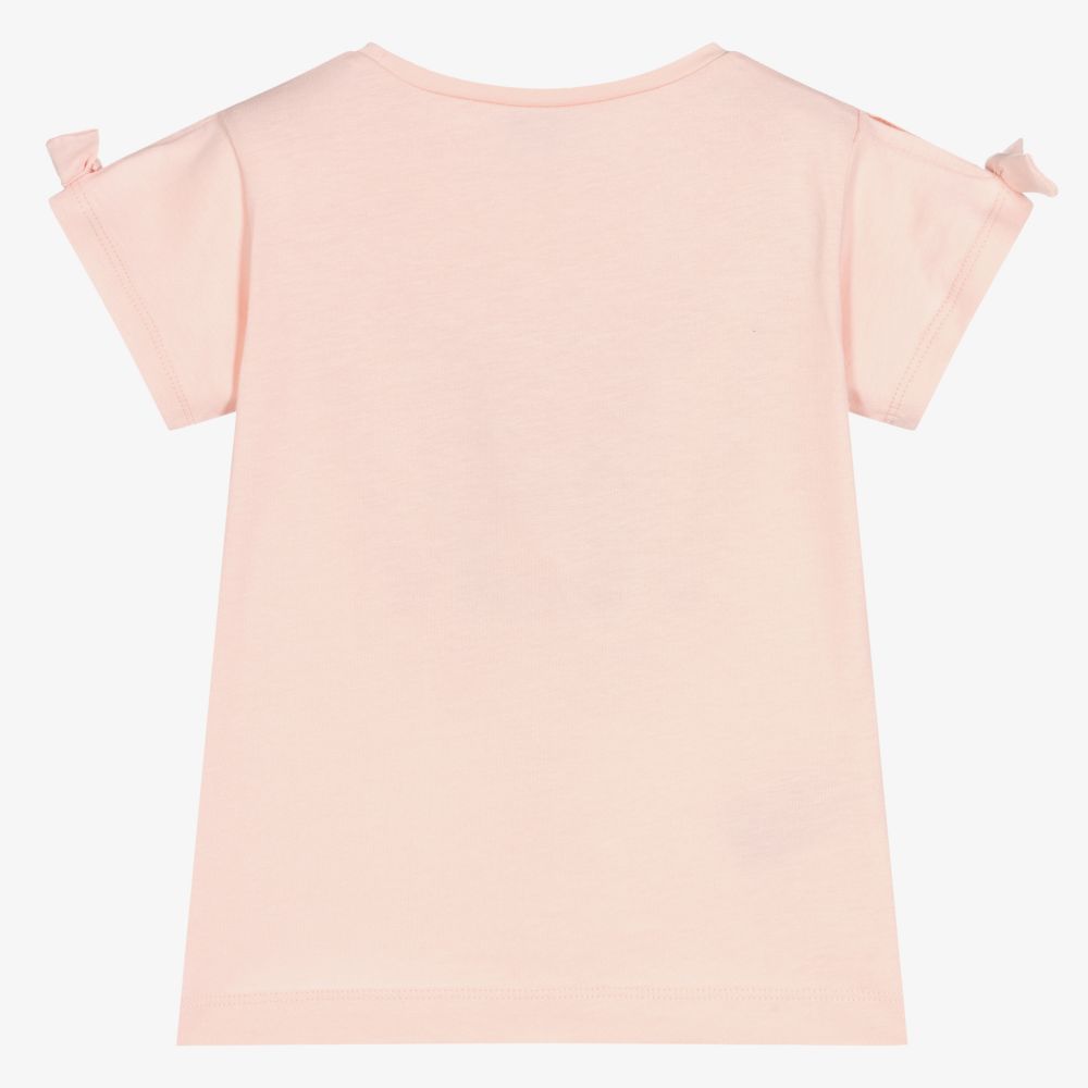 مايورال-تيشيرت قطن لون زهري للبنات | Childrensalon Outlet