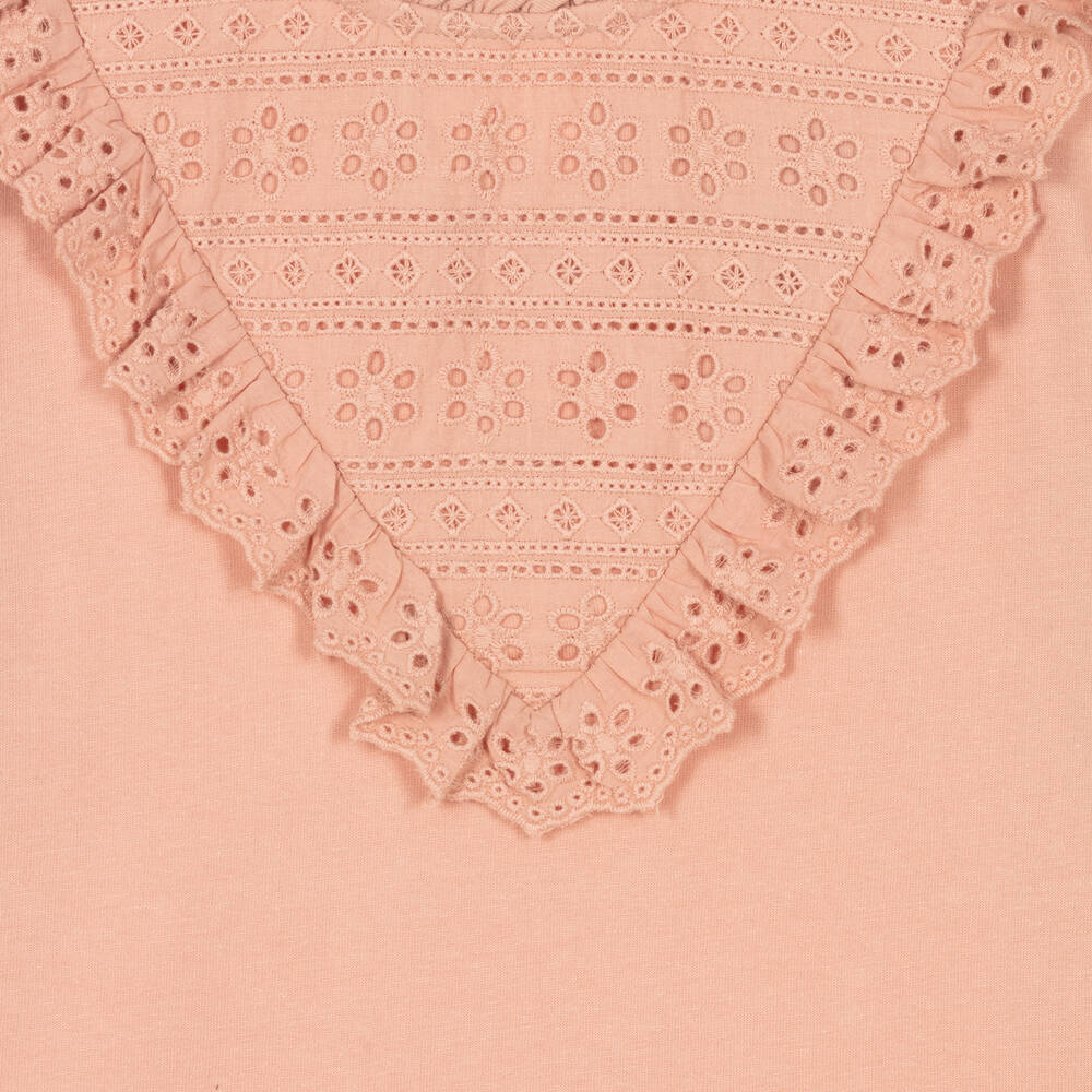 مايورال-بلوز قطن مستدام لون زهري للبنات | Childrensalon Outlet