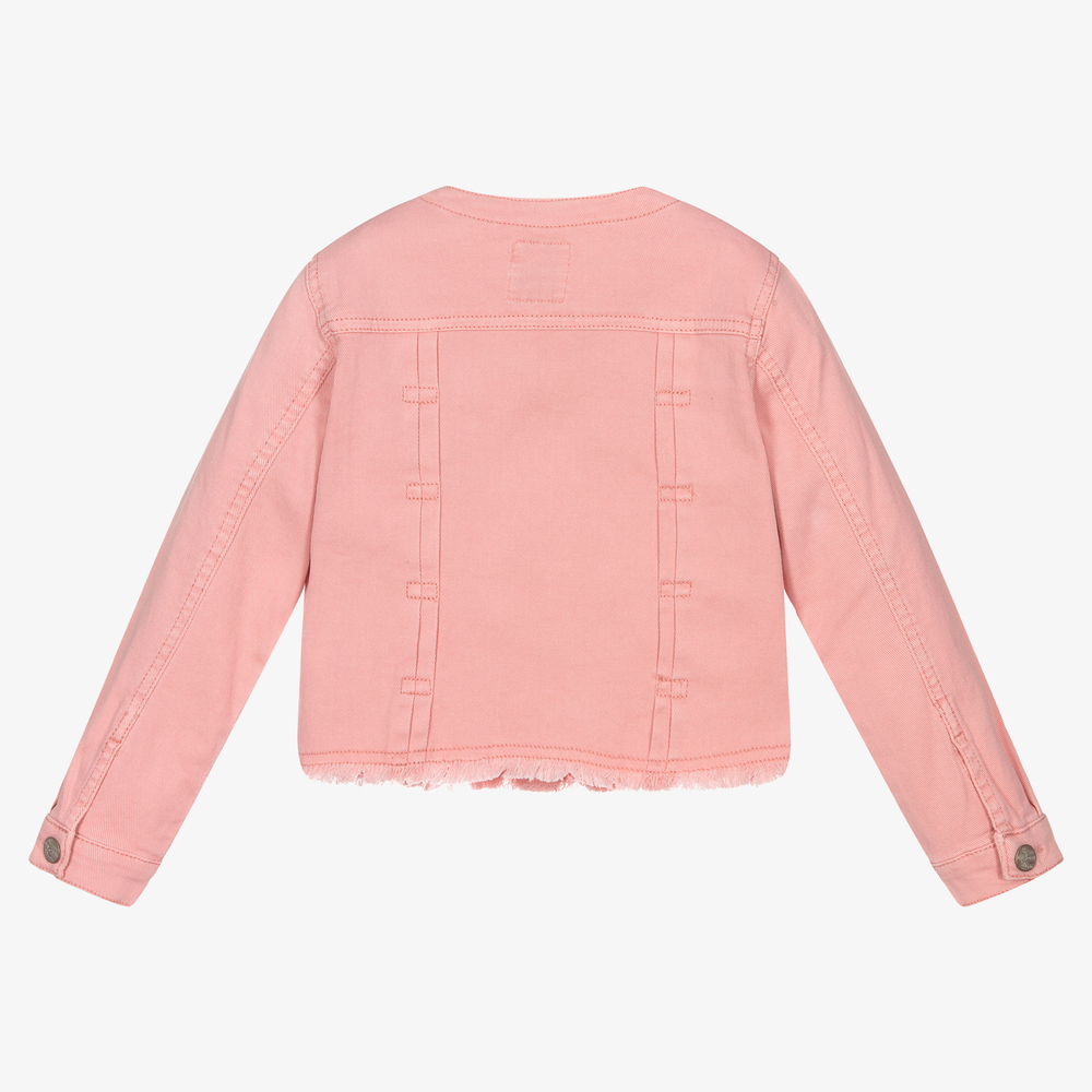 Jaket denim pink 2025