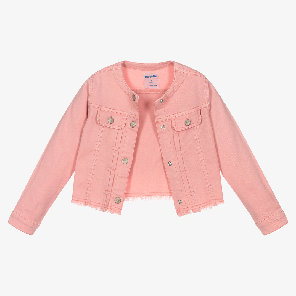 H and m pink new arrivals denim jacket