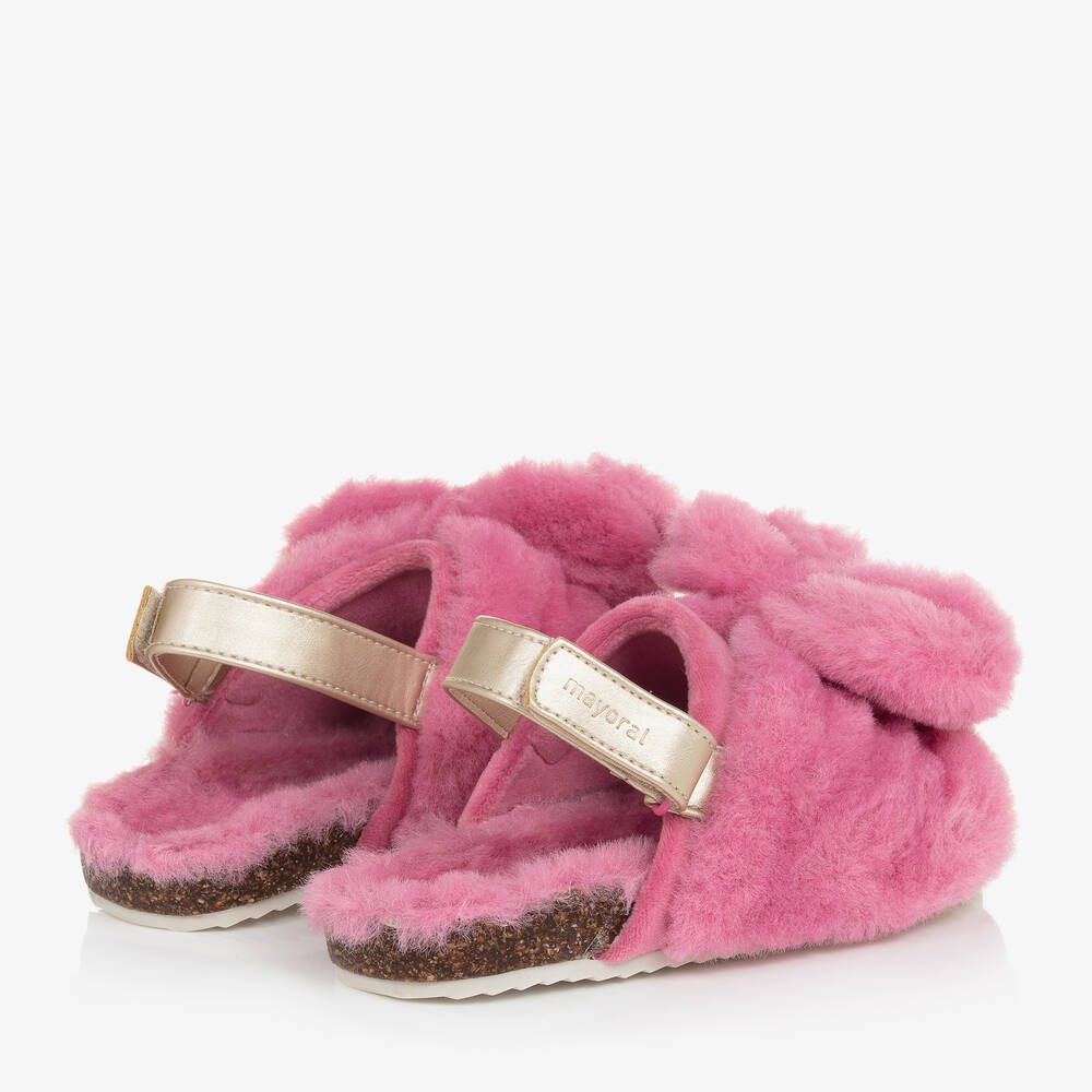 Girls top fluffy slides