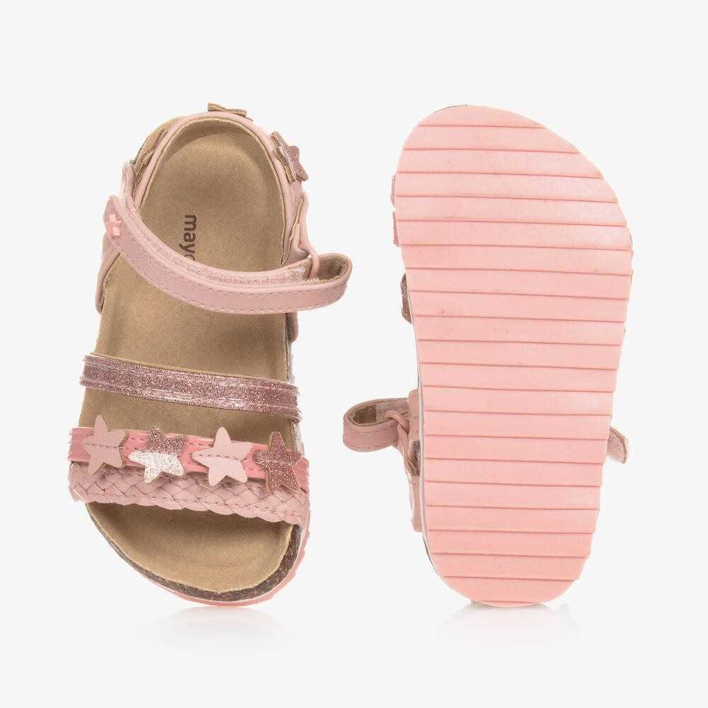 Mayoral-صندل جلد صناعي لون زهري | Childrensalon Outlet