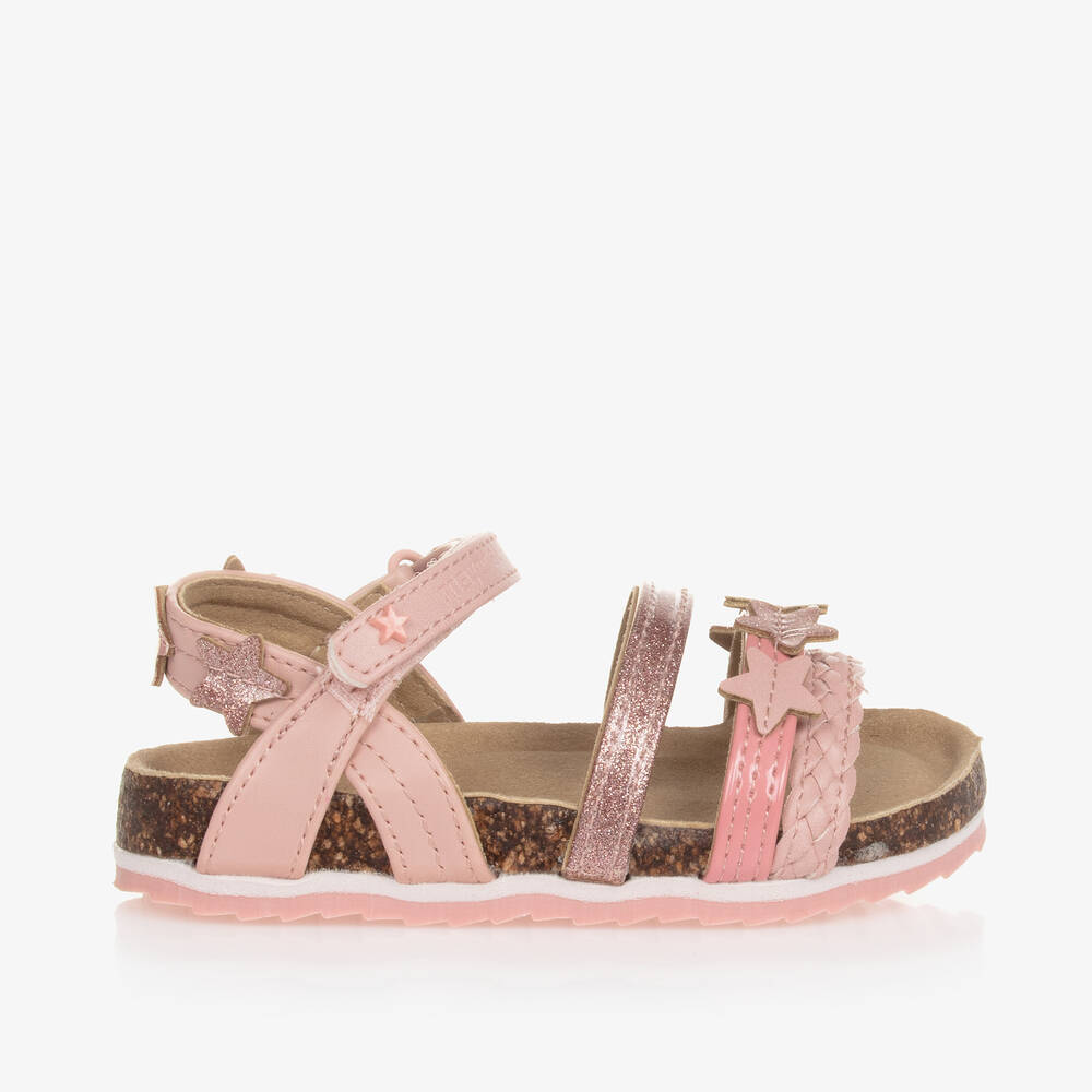 Mayoral-صندل جلد صناعي لون زهري | Childrensalon Outlet