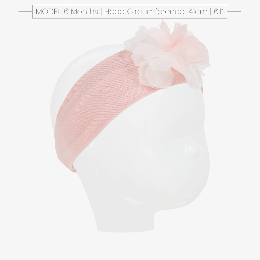 Mayoral Newborn-Girls Pink Floral Charm Hairband | Childrensalon Outlet