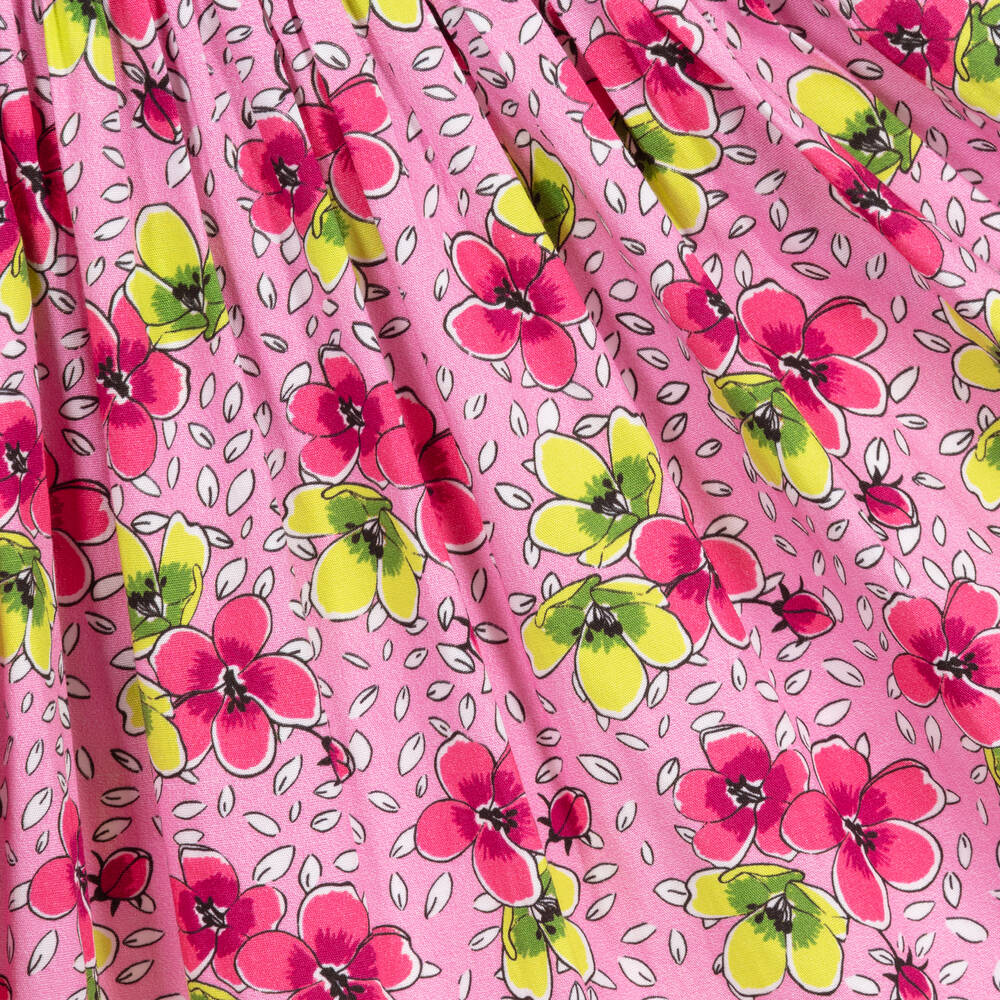 Mayoral-Розовая платье в цветочек с ободком для девочек | Childrensalon Outlet