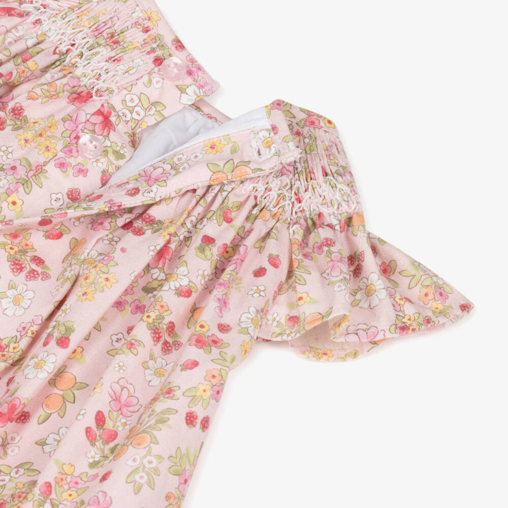 Mayoral Newborn-Girls' Pink Floral Elegance Dress | Childrensalon Outlet