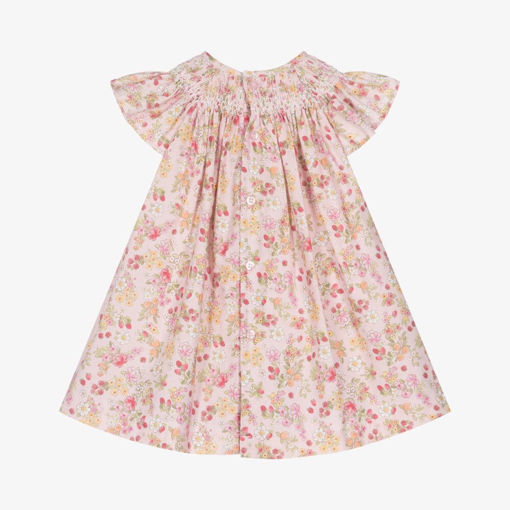 Mayoral Newborn-Girls' Pink Floral Elegance Dress | Childrensalon Outlet