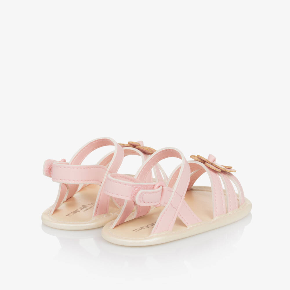 Mayoral Для новорожденных-Розовые цветочные пинетки для девочек | Childrensalon Outlet