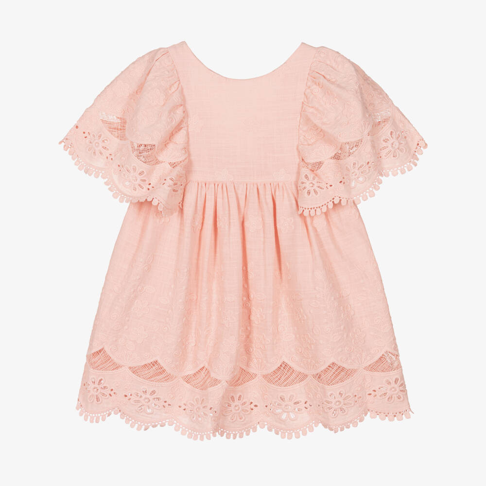 Mayoral-Girls Pink Floral Sundress | Childrensalon Outlet