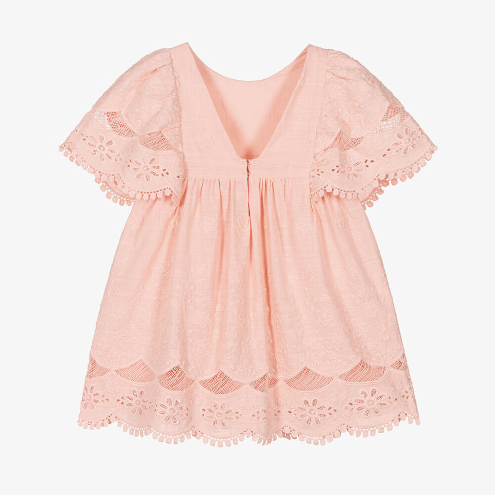Mayoral-Girls Pink Floral Sundress | Childrensalon Outlet