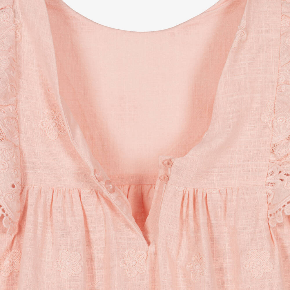 Mayoral-Girls Pink Floral Sundress | Childrensalon Outlet