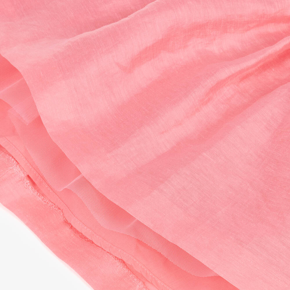 Mayoral-Girls Pink Flower Accent Dress | Childrensalon Outlet