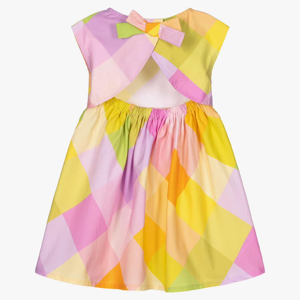 Mayoral-Girls Pink & Green Dress | Childrensalon Outlet