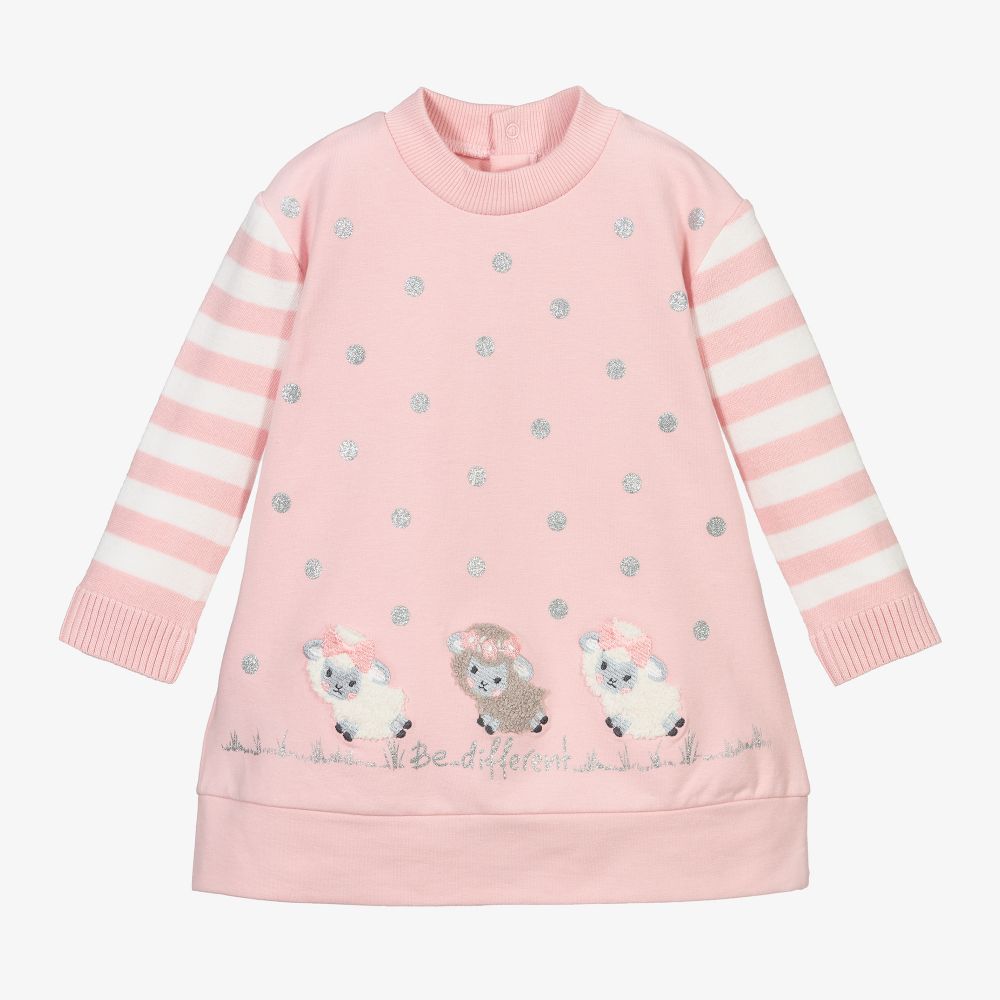 Mayoral - Robe rose en jersey Fille | Childrensalon